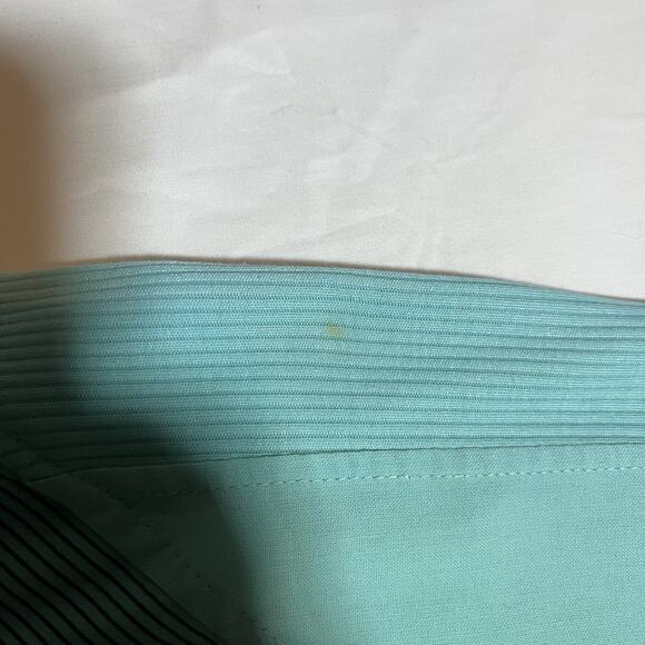 Vintage Xceptions by DSI Shirt Mens XL Teal Green Short Sleeve Polo 80s Taiwan - Picture 4 of 11